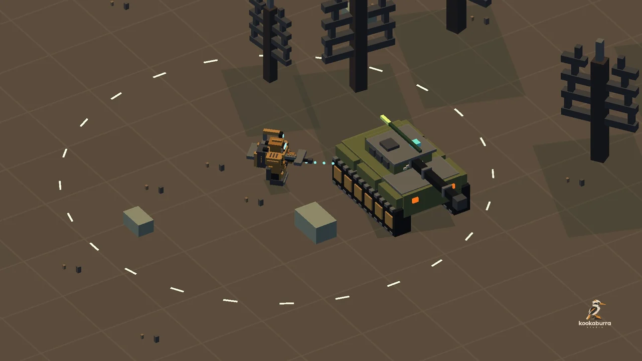 An engineer repairs friendly armor and deploys support equipment on the battlefield.