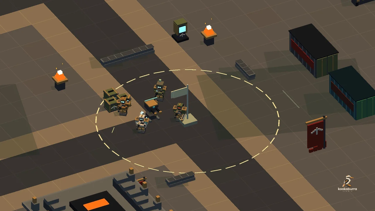 The squad secures Ashen Relay and turns the enemy facility into a friendly foothold.